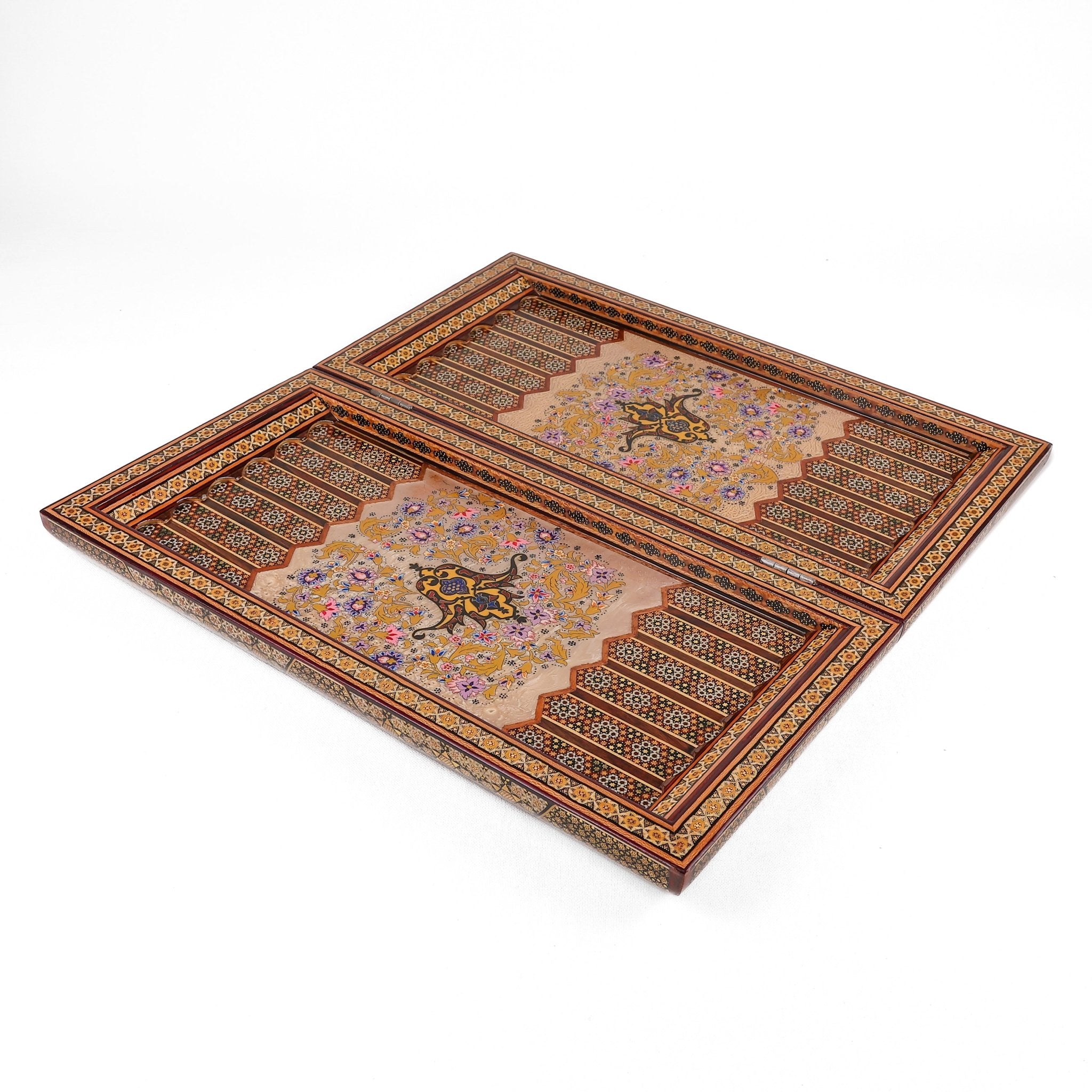 Chess Board - Size 50 - Column Frame - Tazhib Design - Meraas Gallery