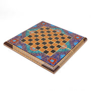 Chess Board - Size 40 - Tazhib & Flower Design - 02 - Meraas Gallery