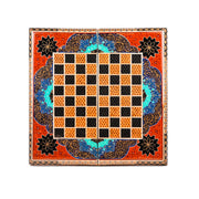 Chess Board - Size 40 - Tazhib & Flower Design - 09 - Meraas Gallery