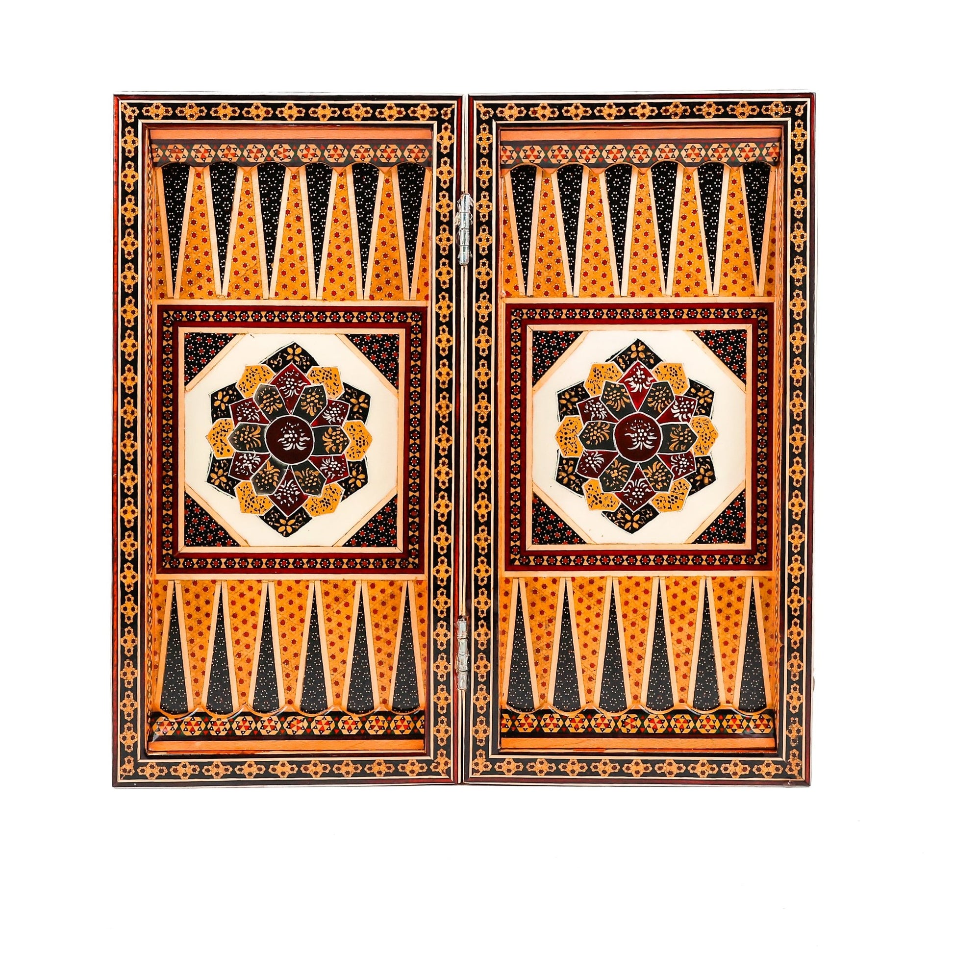 Chess Board - Size 40 - Tazhib & Flower Design - 10 - Meraas Gallery