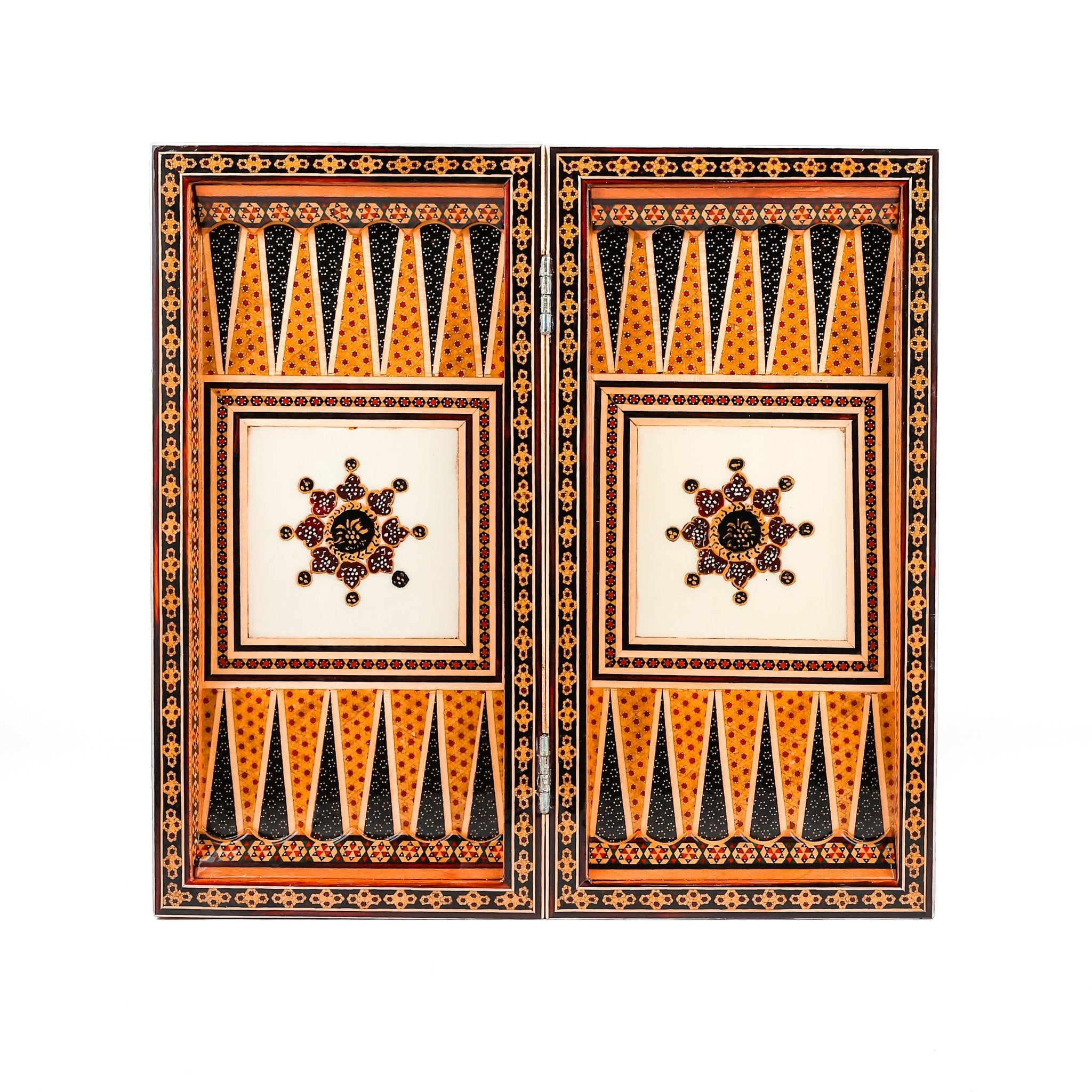 Chess Board - Size 40 - Tazhib & Flower Design - 11 - Meraas Gallery