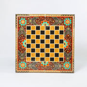 Chess Board - Size 40 - Tazhib & Flower Design - 13 - Meraas Gallery