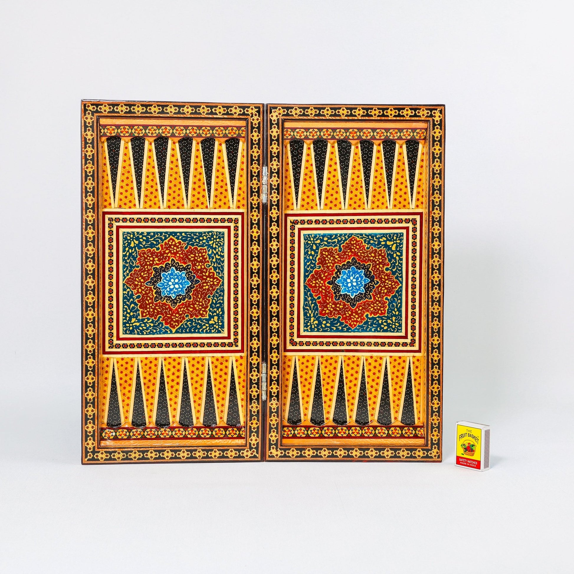 Chess Board - Size 40 - Tazhib & Flower Design - 20 - Meraas Gallery