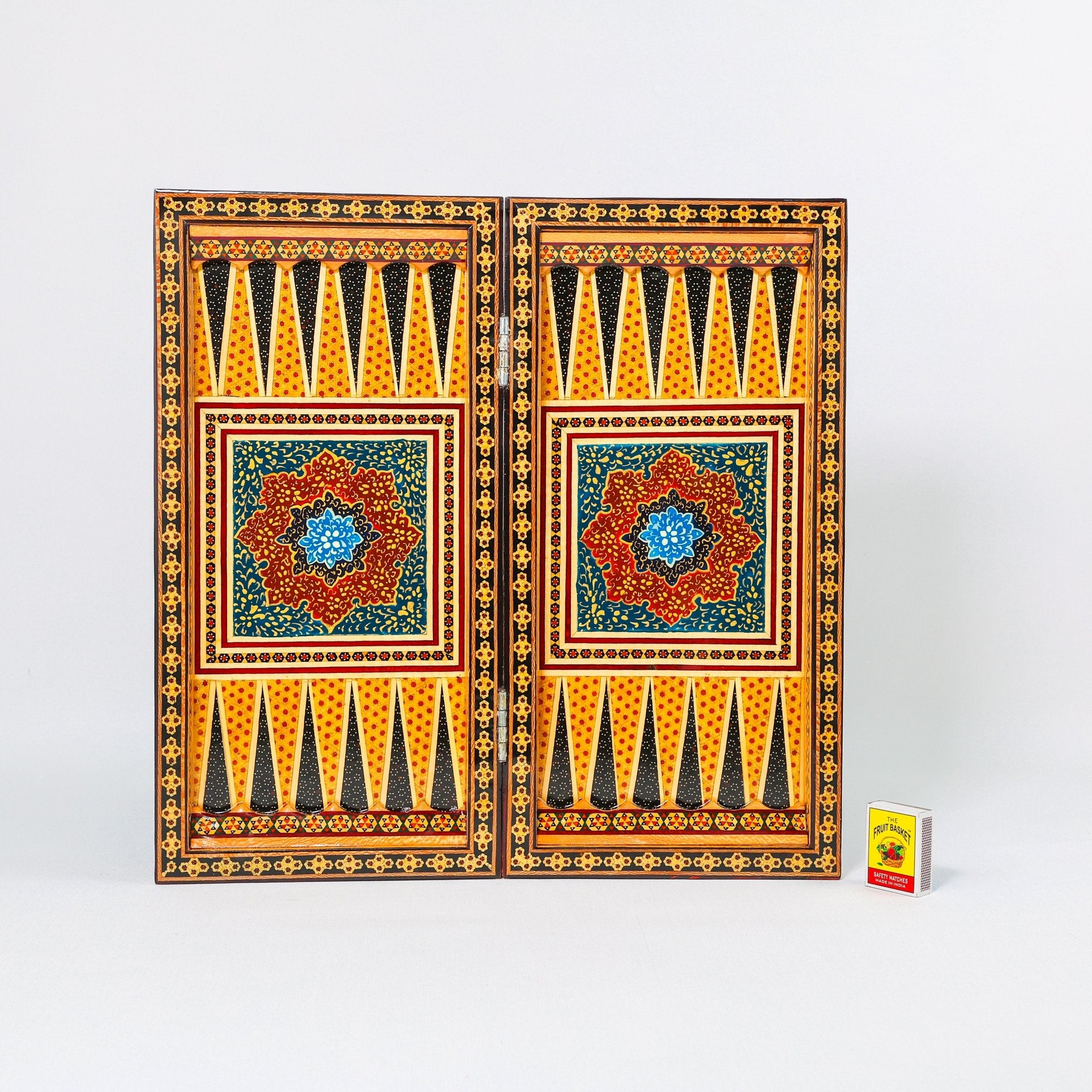 Chess Board - Size 40 - Tazhib & Flower Design - 20 - Meraas Gallery