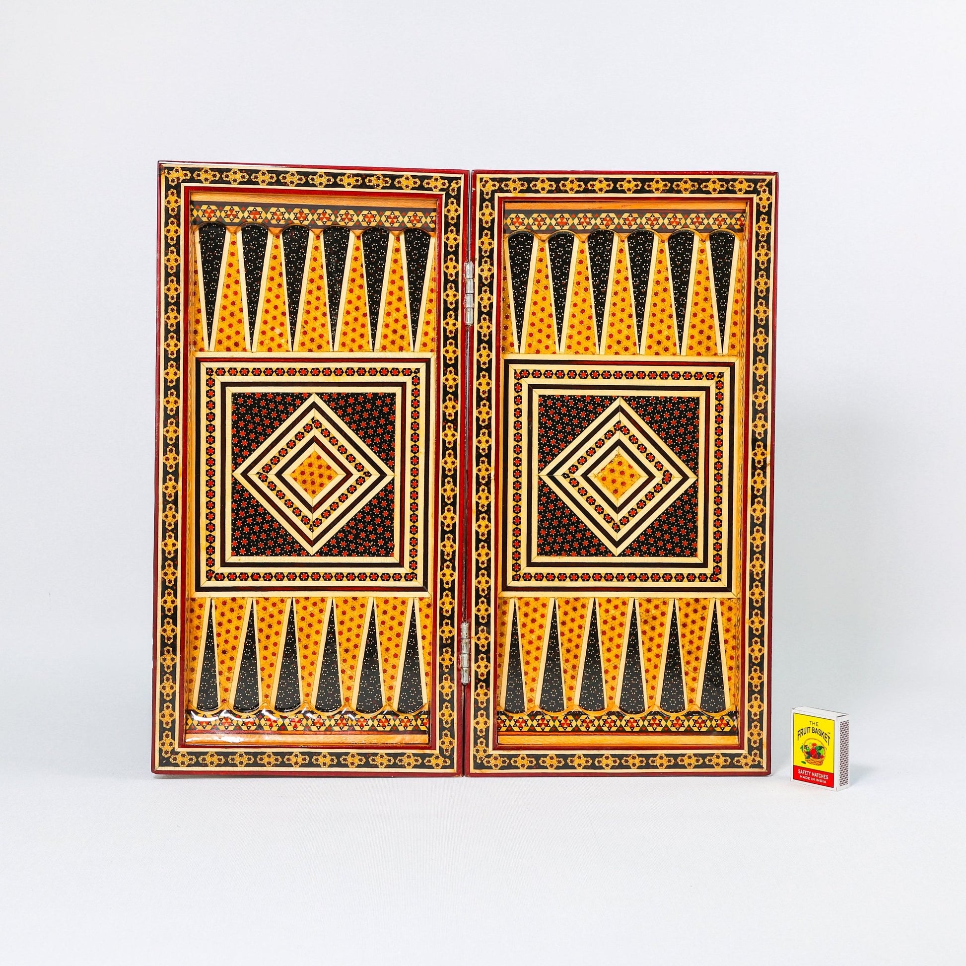 Chess Board - Size 40 - Tazhib & Flower Design - 22 - Meraas Gallery