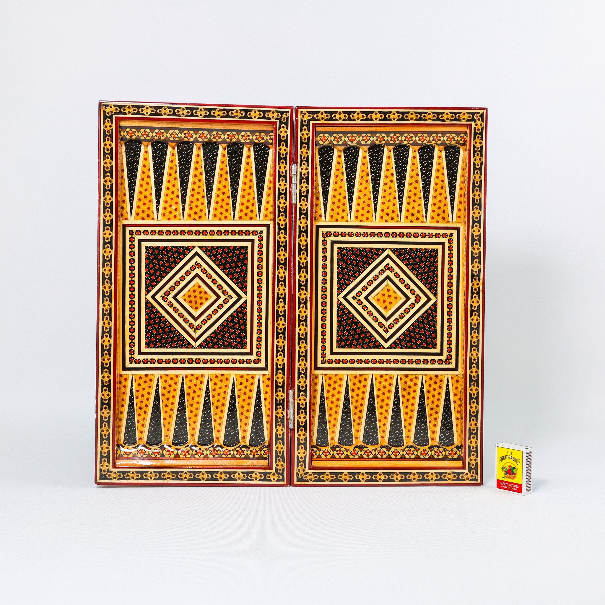 Chess Board - Size 40 - Tazhib & Flower Design - 22 - Meraas Gallery