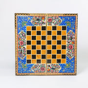 Chess Board - Size 40 - Tazhib & Flower Design - 26 - Meraas Gallery