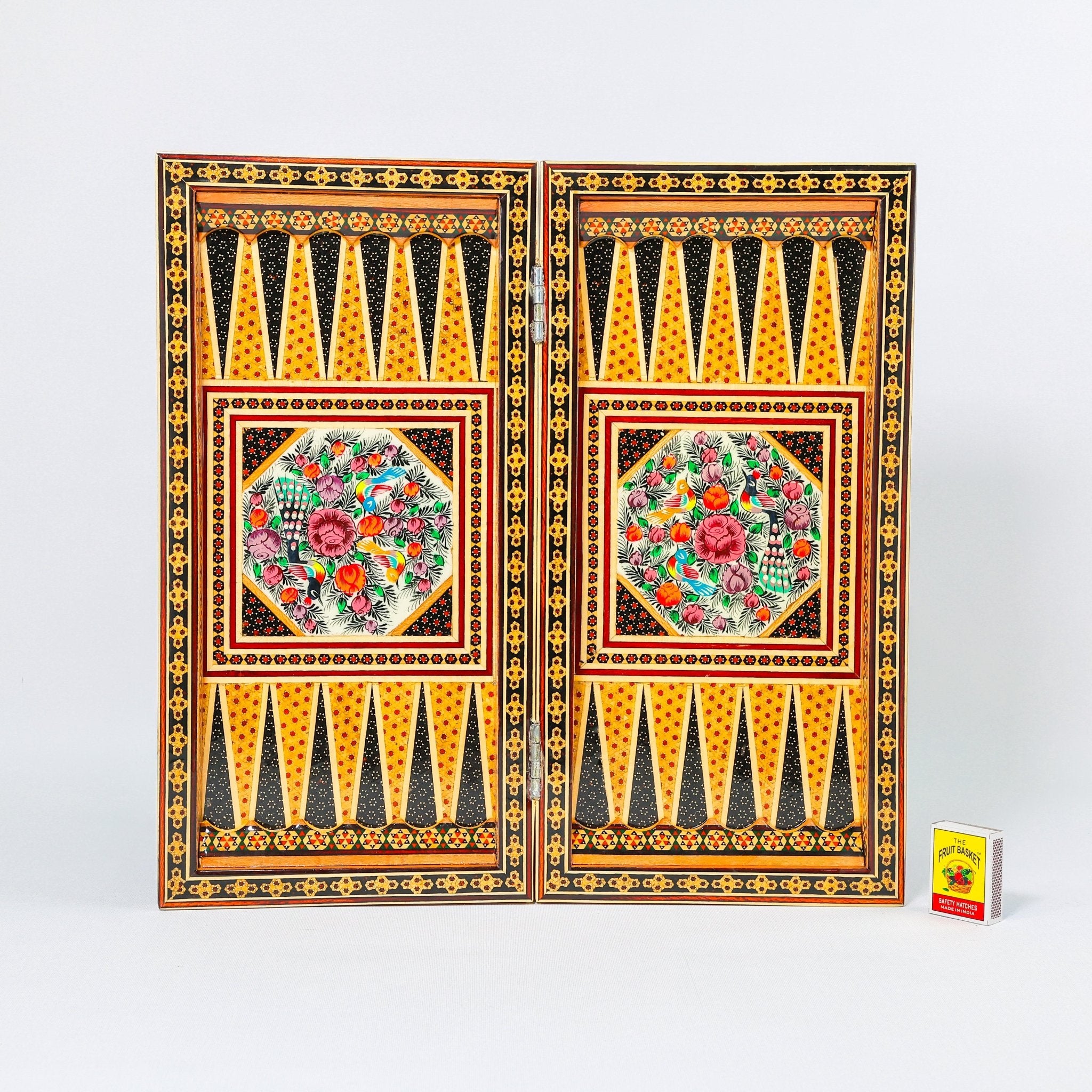 Chess Board - Size 40 - Tazhib & Flower Design - 26 - Meraas Gallery