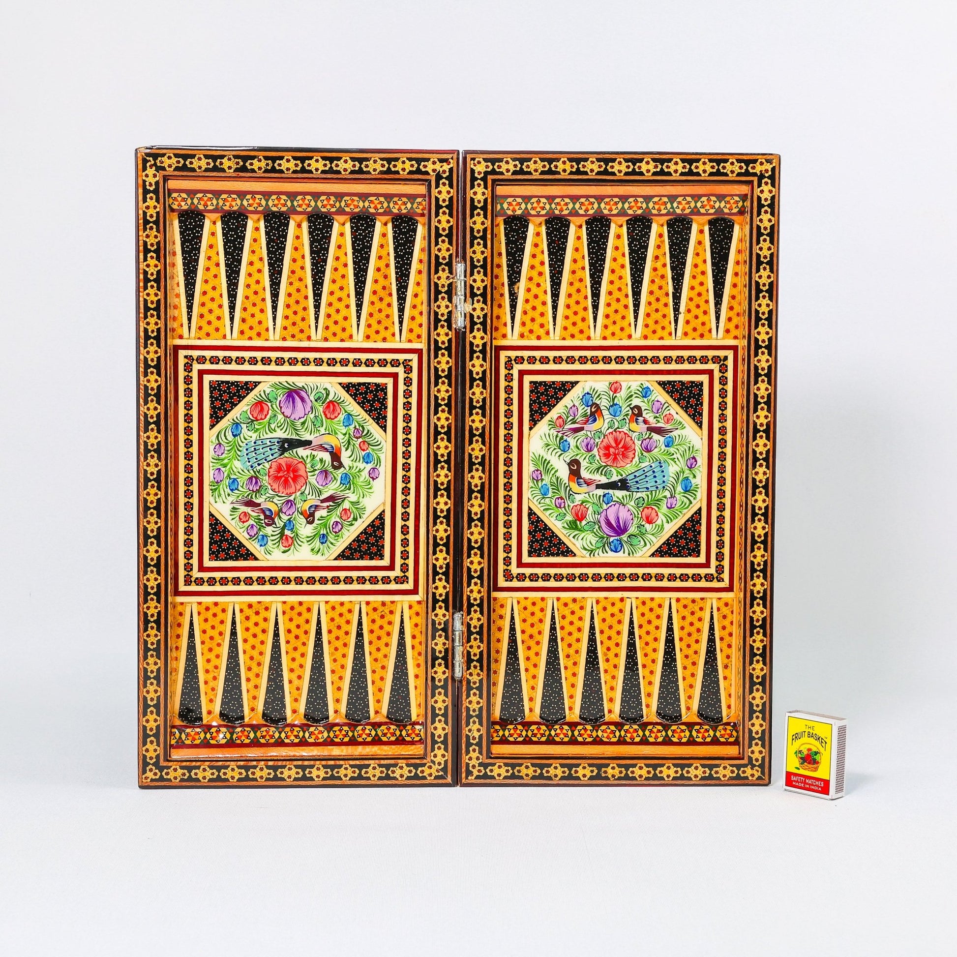 Chess Board - Size 40 - Tazhib & Flower Design - 27 - Meraas Gallery