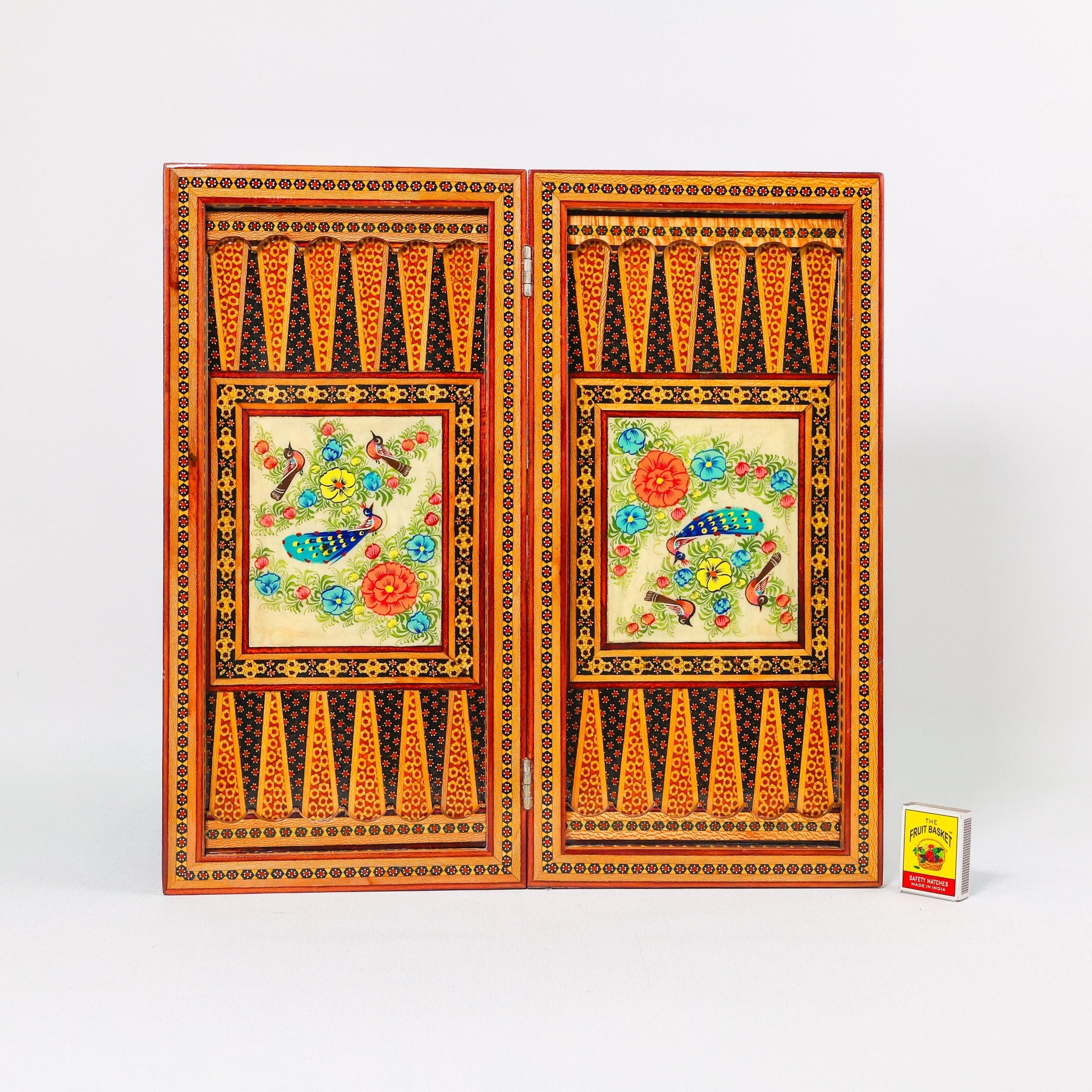 Chess Board - Size 40 - Tazhib & Flower Design - 28 - Meraas Gallery