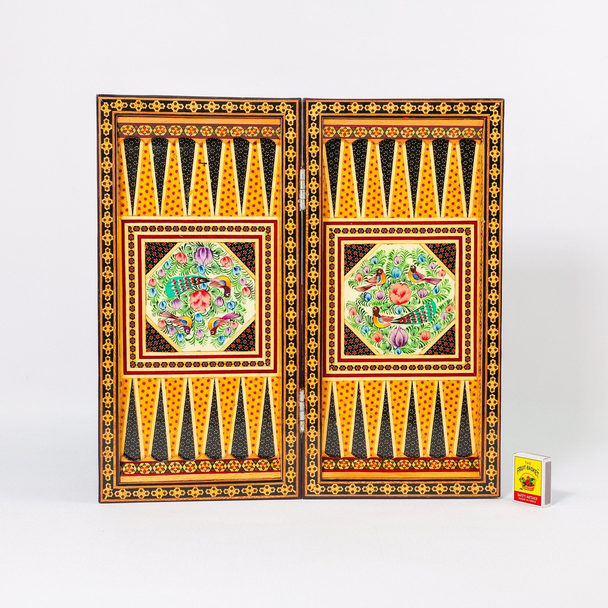 Chess Board - Size 40 - Tazhib & Flower Design - 29 - Meraas Gallery