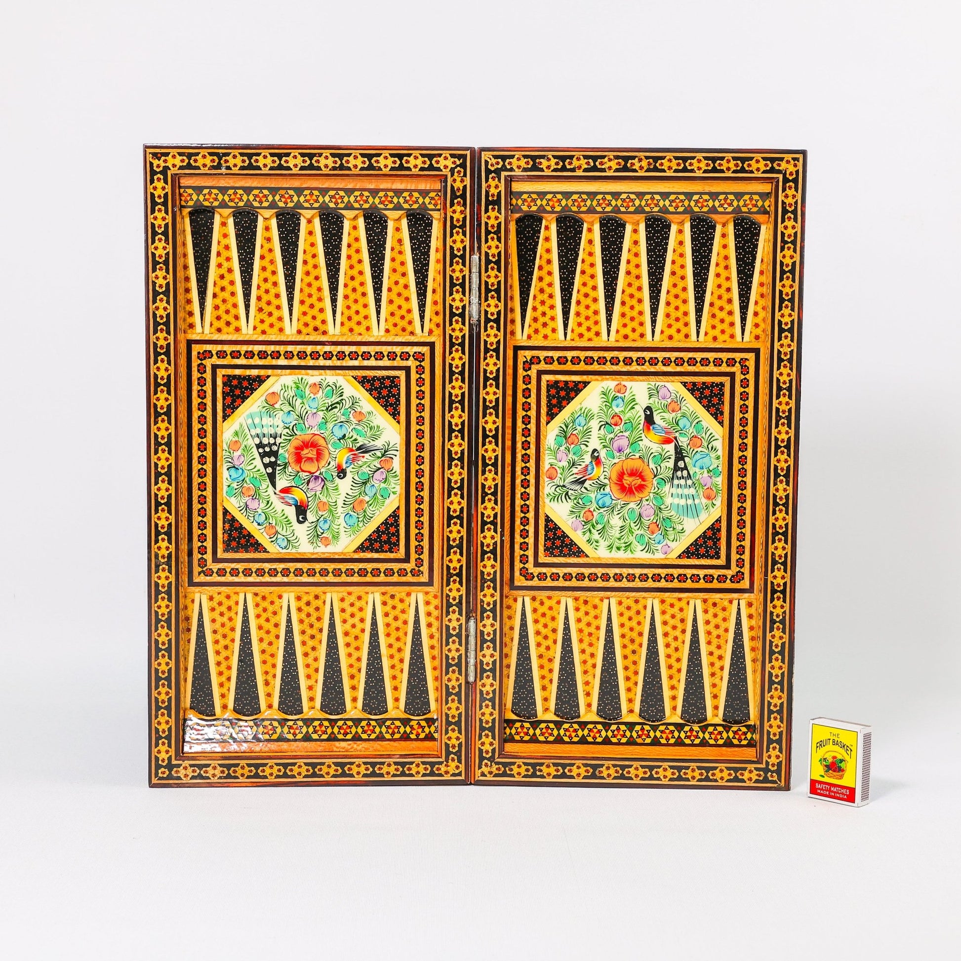 Chess Board - Size 40 - Tazhib & Flower Design - 30 - Meraas Gallery