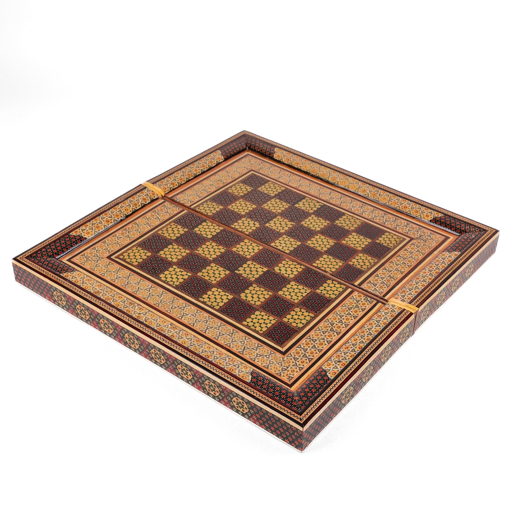 Chess Board - Size 40 - Beechwood Interior - Column Frame - Meraas Gallery