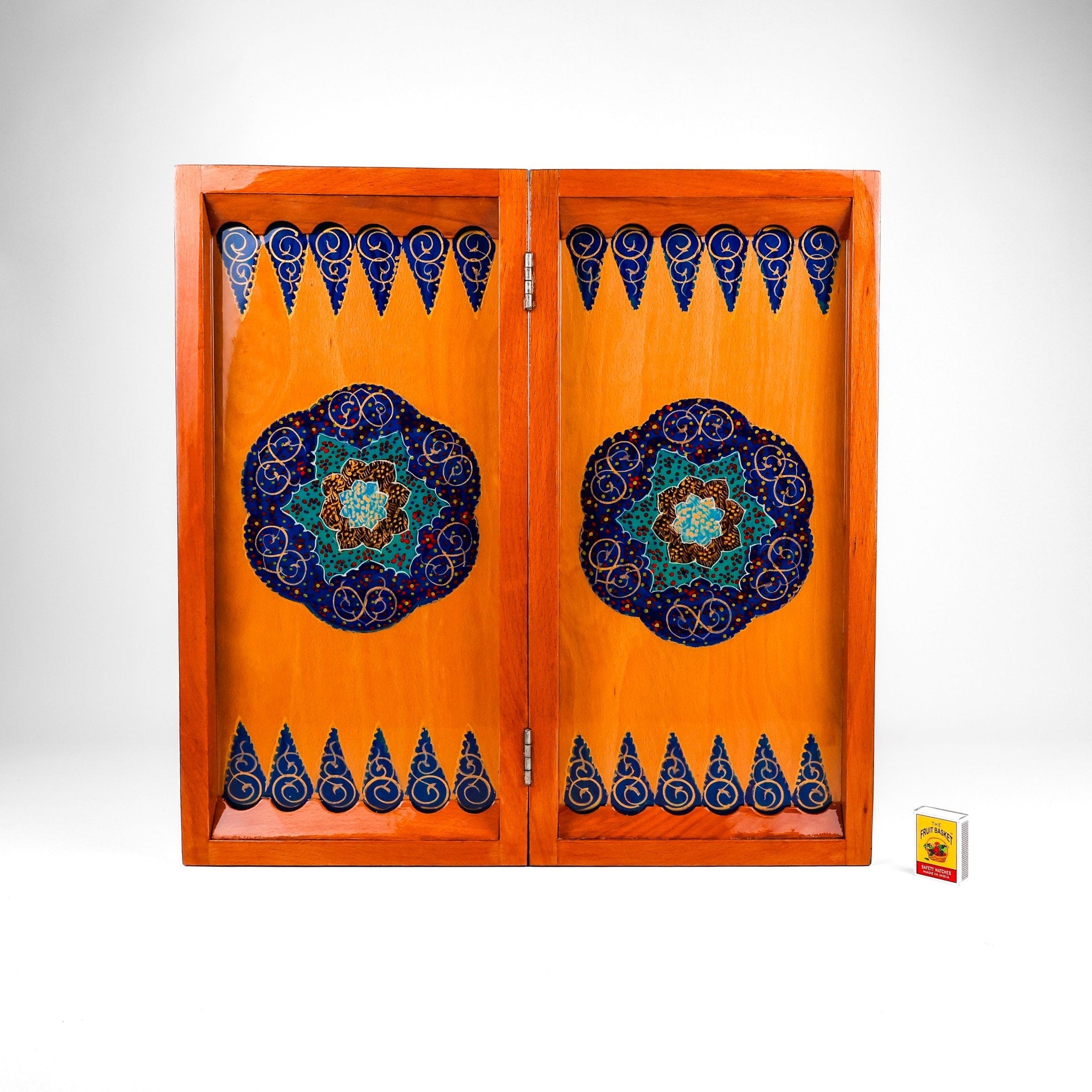 Chess Board - Size 50 - Beechwood Interior - Tazhib Design - 02 - Meraas Gallery