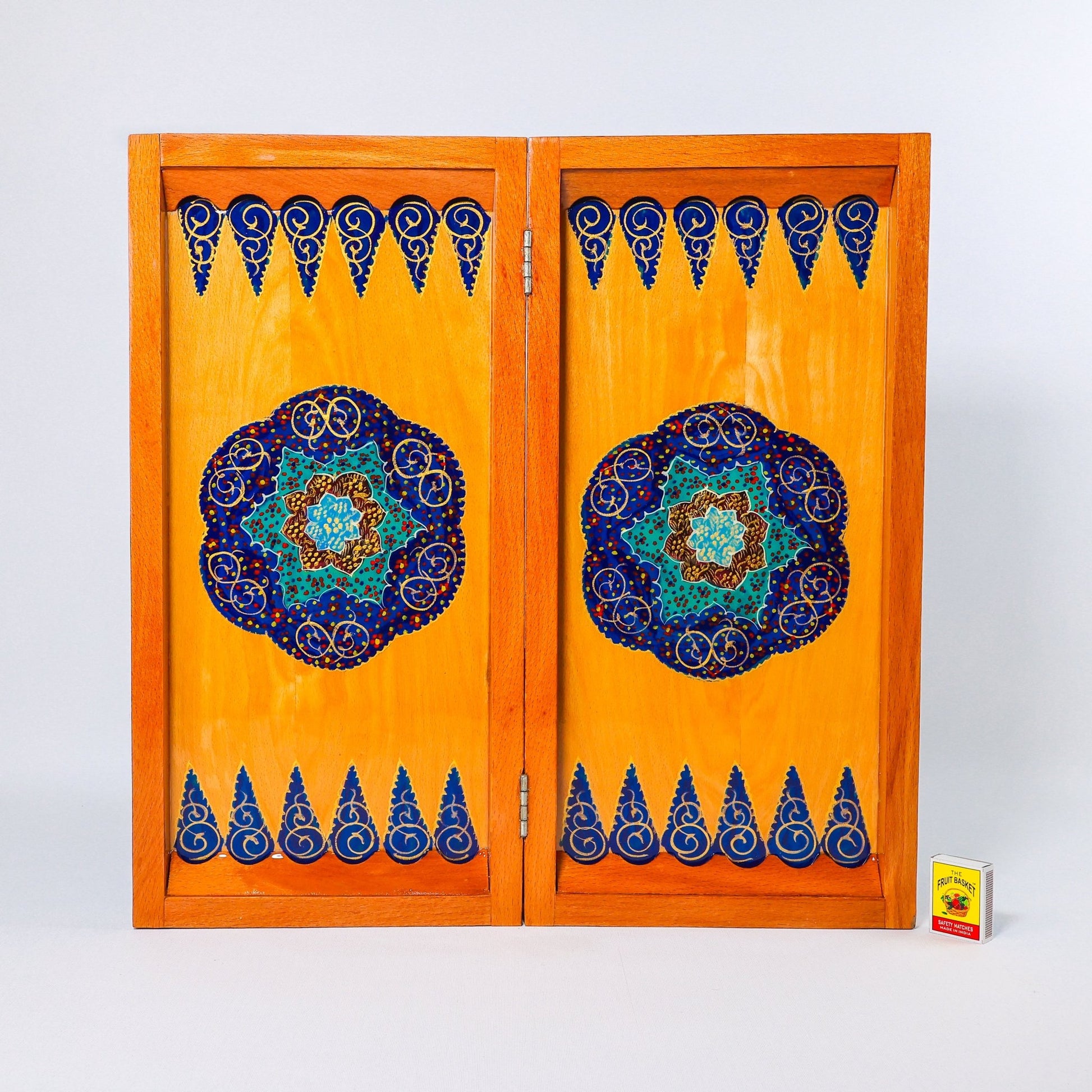 Chess Board - Size 50 - Beechwood Interior - Tazhib Design - 03 - Meraas Gallery