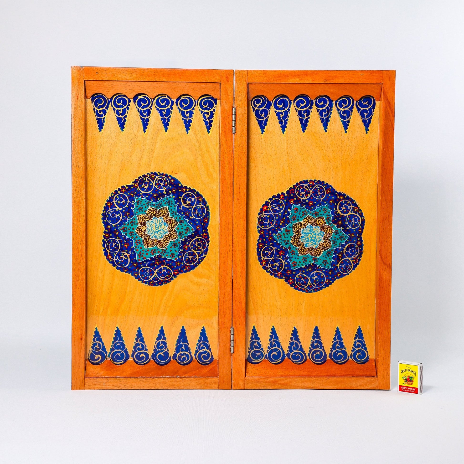 Chess Board - Size 50 - Beechwood Interior - Tazhib Design - 04 - Meraas Gallery