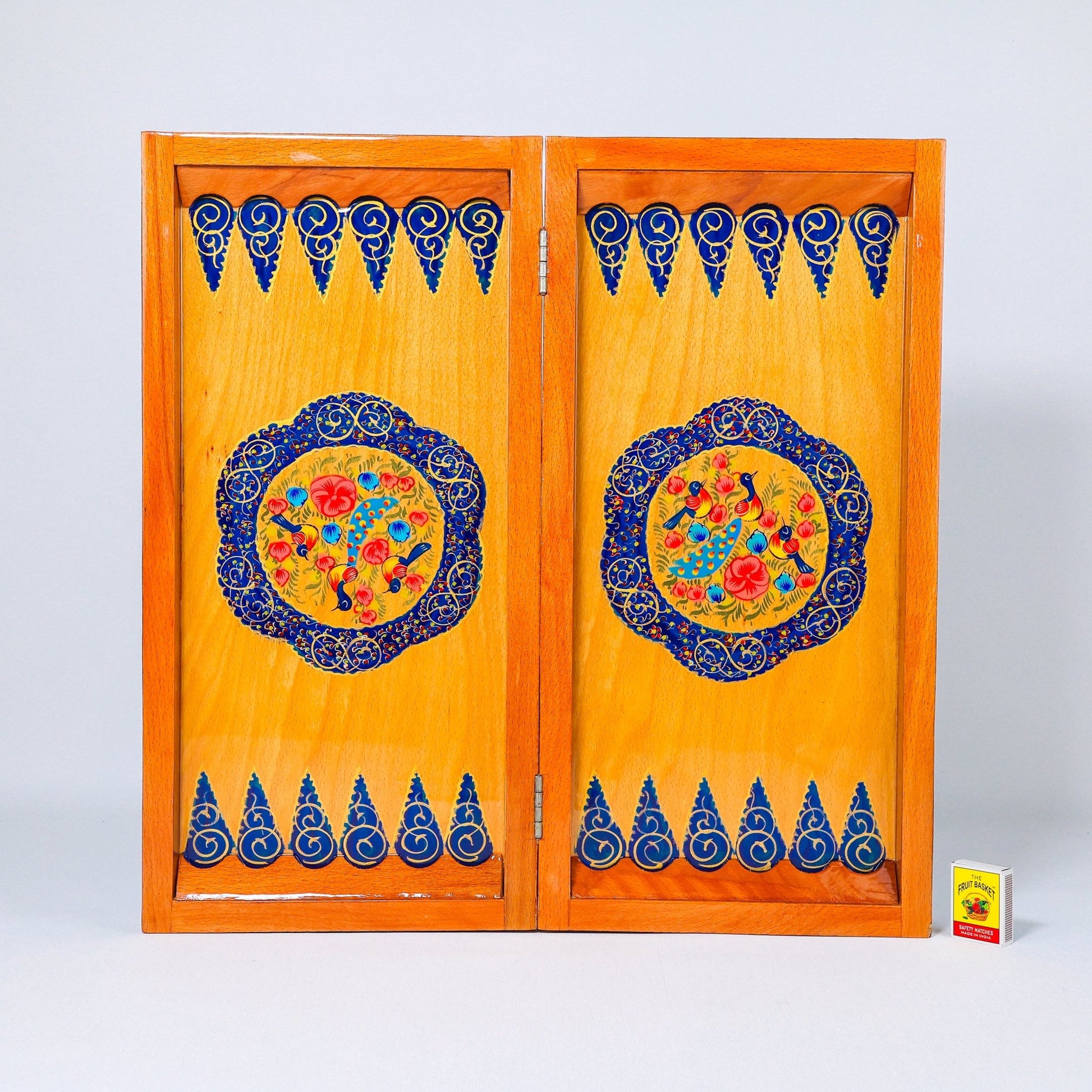 Chess Board - Size 50 - Beechwood Interior - Tazhib Design - 05 - Meraas Gallery