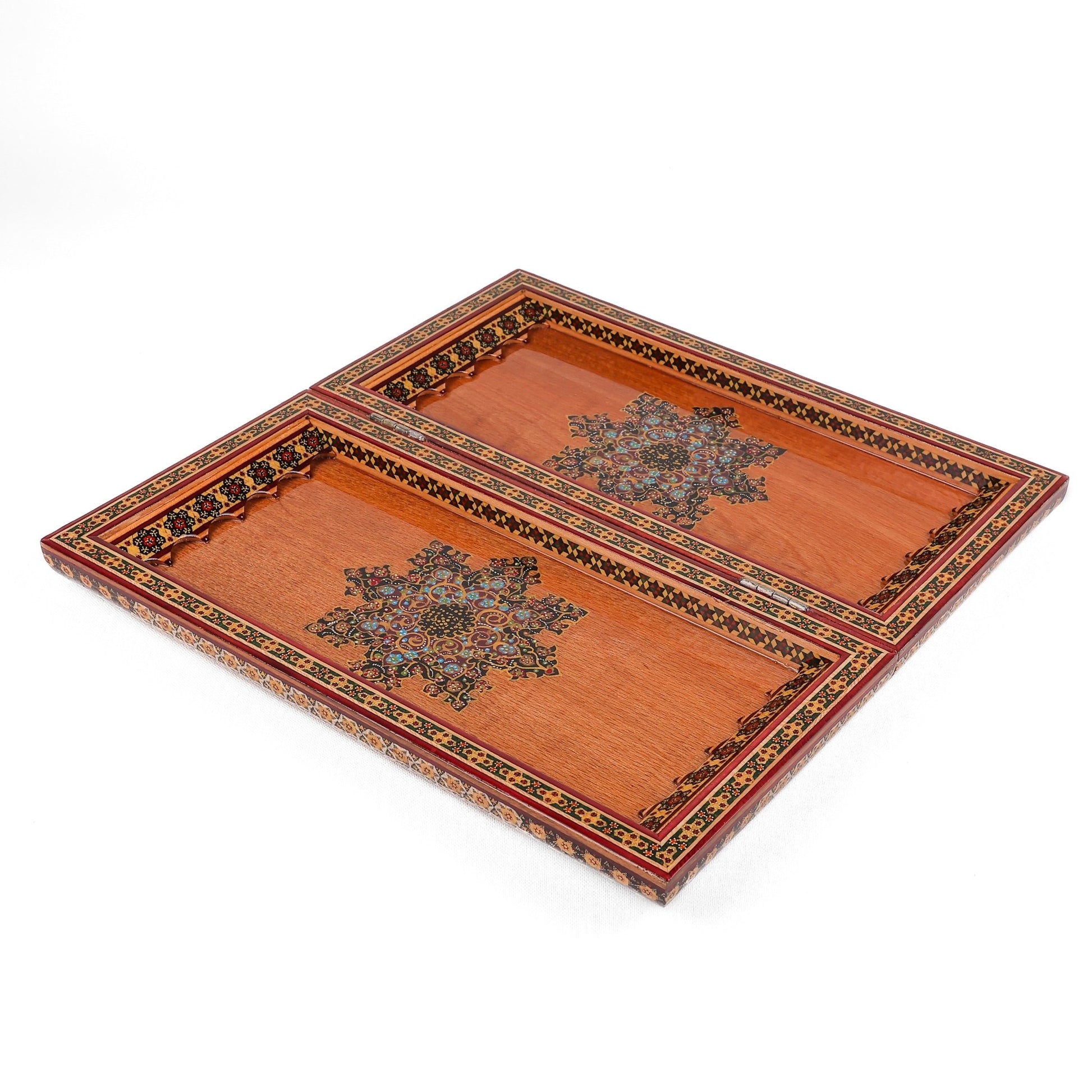 Chess Board - Size 40 - Beechwood Interior - Khatam Design - 03 - Meraas Gallery