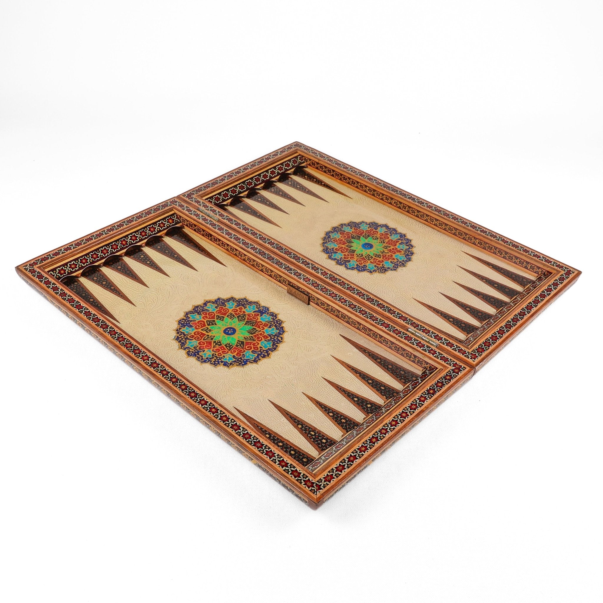 Chess Board - Size 50 - Shell Design - Rounded Edge - 02 - Meraas Gallery