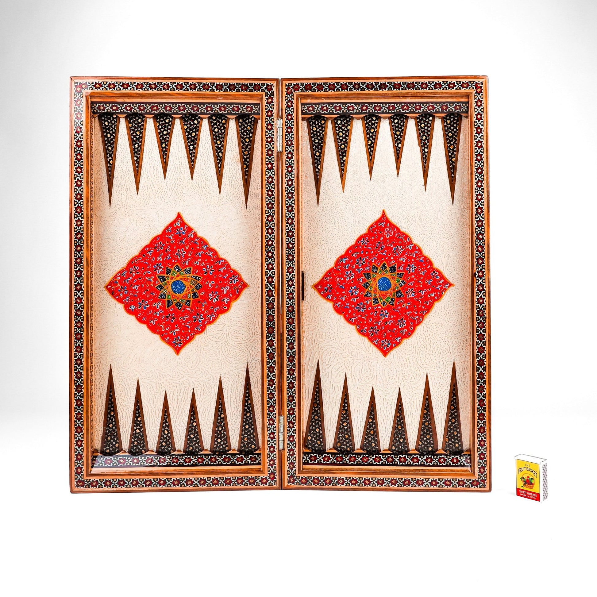 Chess Board - Size 50 - Shell Design - Rounded Edge - 03 - Meraas Gallery