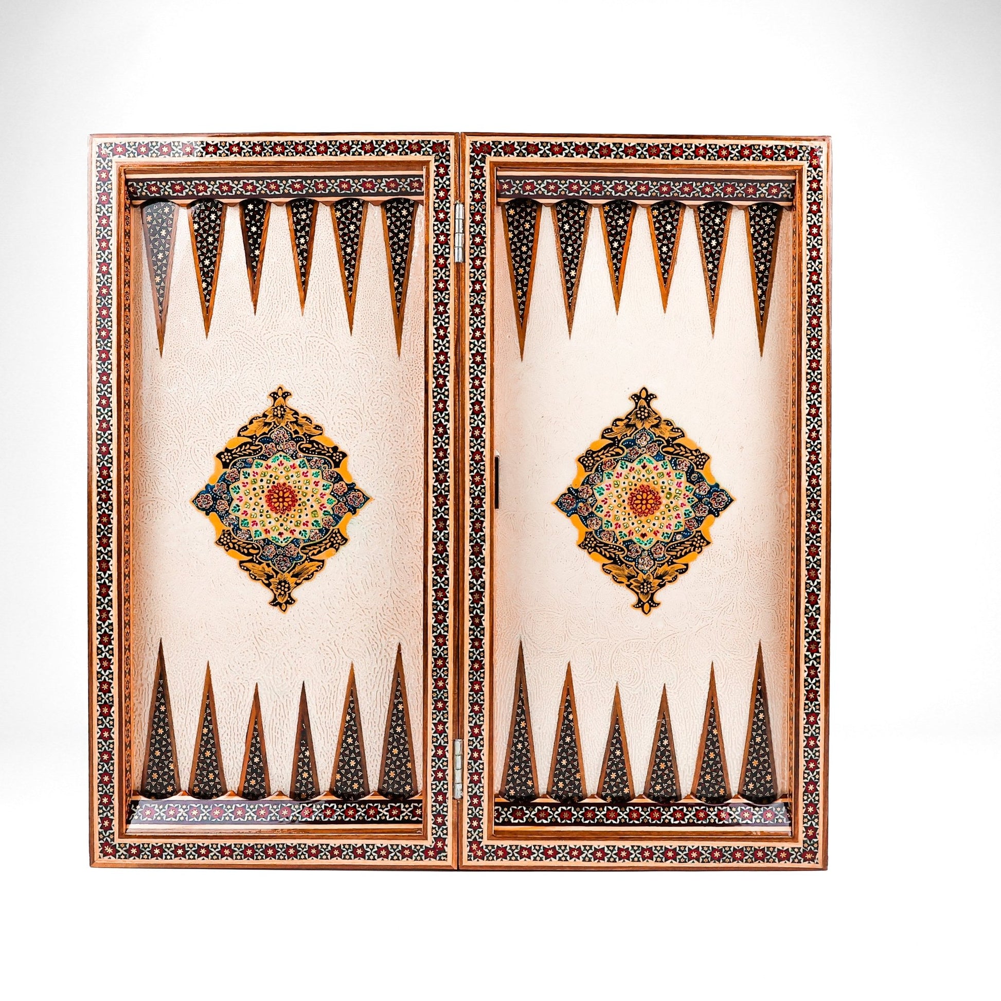 Chess Board - Size 50 - Shell Design - Rounded Edge - 04 - Meraas Gallery