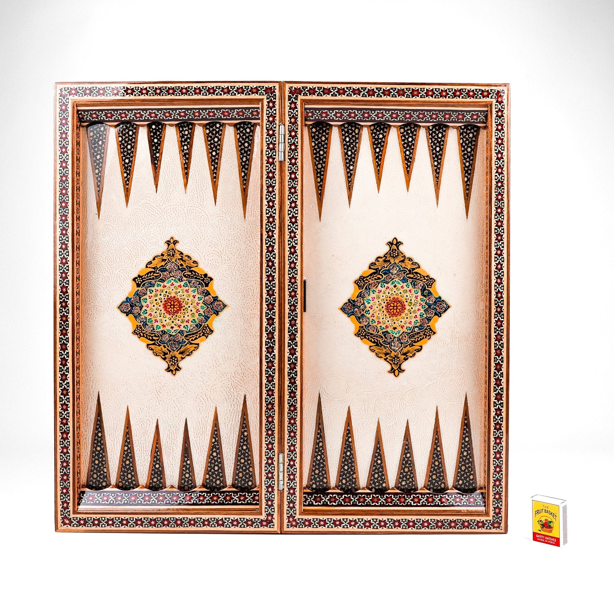 Chess Board - Size 50 - Shell Design - Rounded Edge - 04 - Meraas Gallery