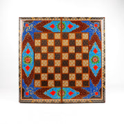 Chess Board - Size 50 - Shell Design - Rounded Edge - 05 - Meraas Gallery