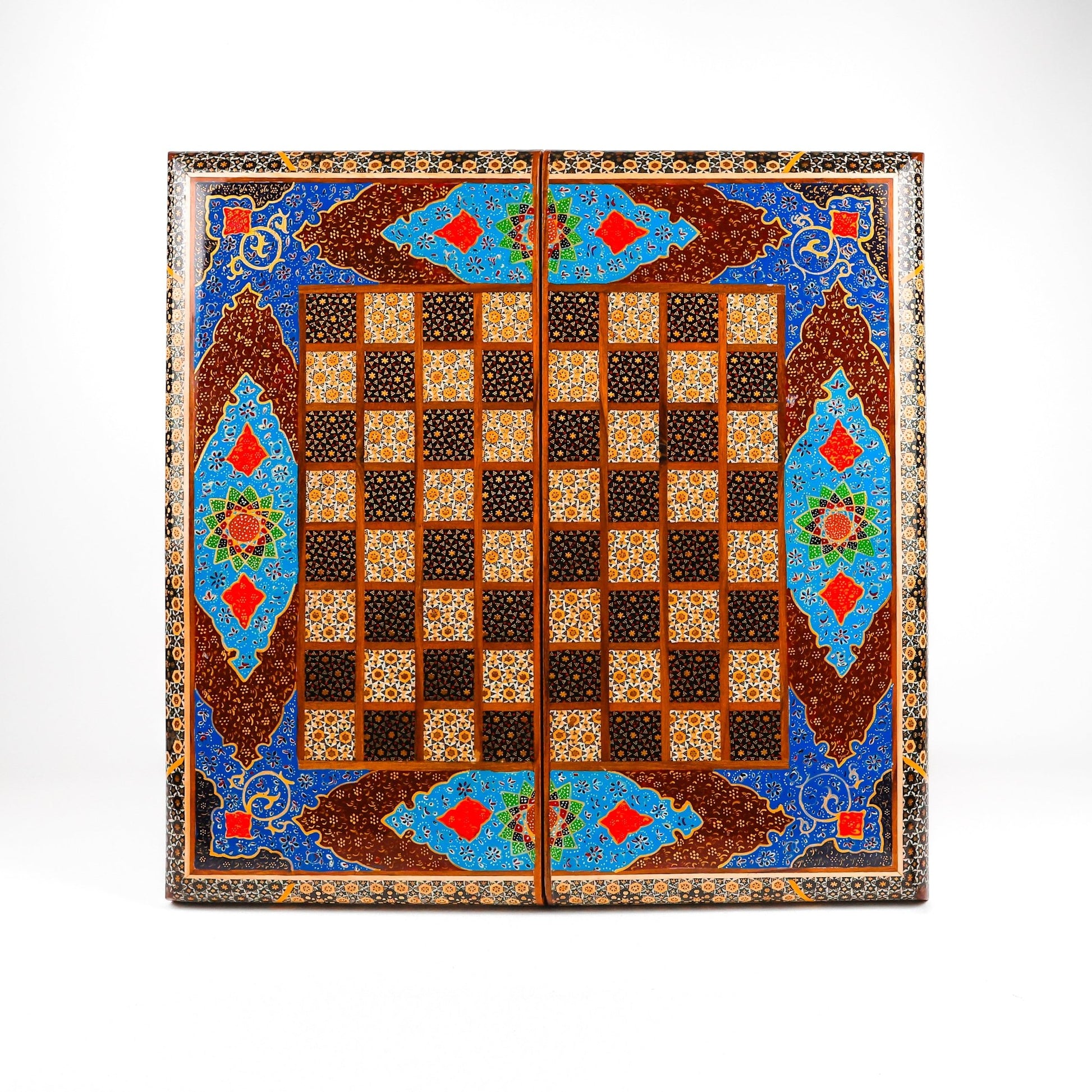 Chess Board - Size 50 - Shell Design - Rounded Edge - 05 - Meraas Gallery