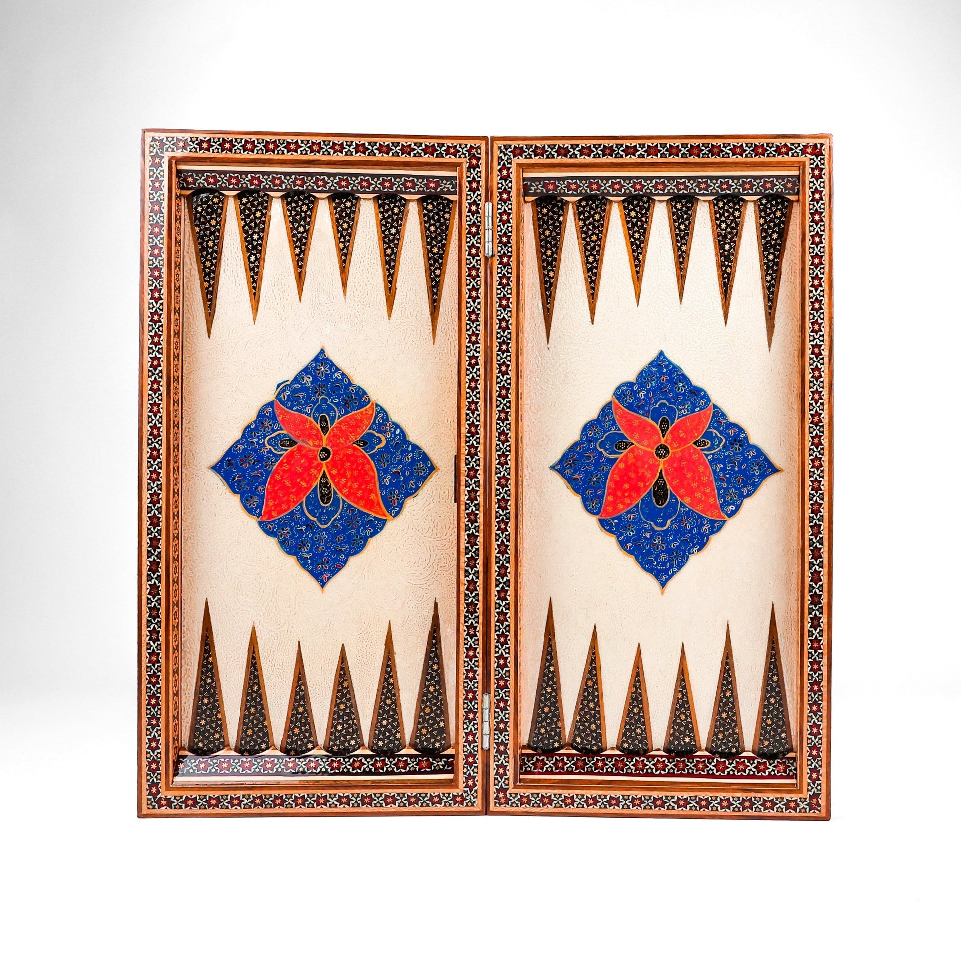 Chess Board - Size 50 - Shell Design - Rounded Edge - 05 - Meraas Gallery