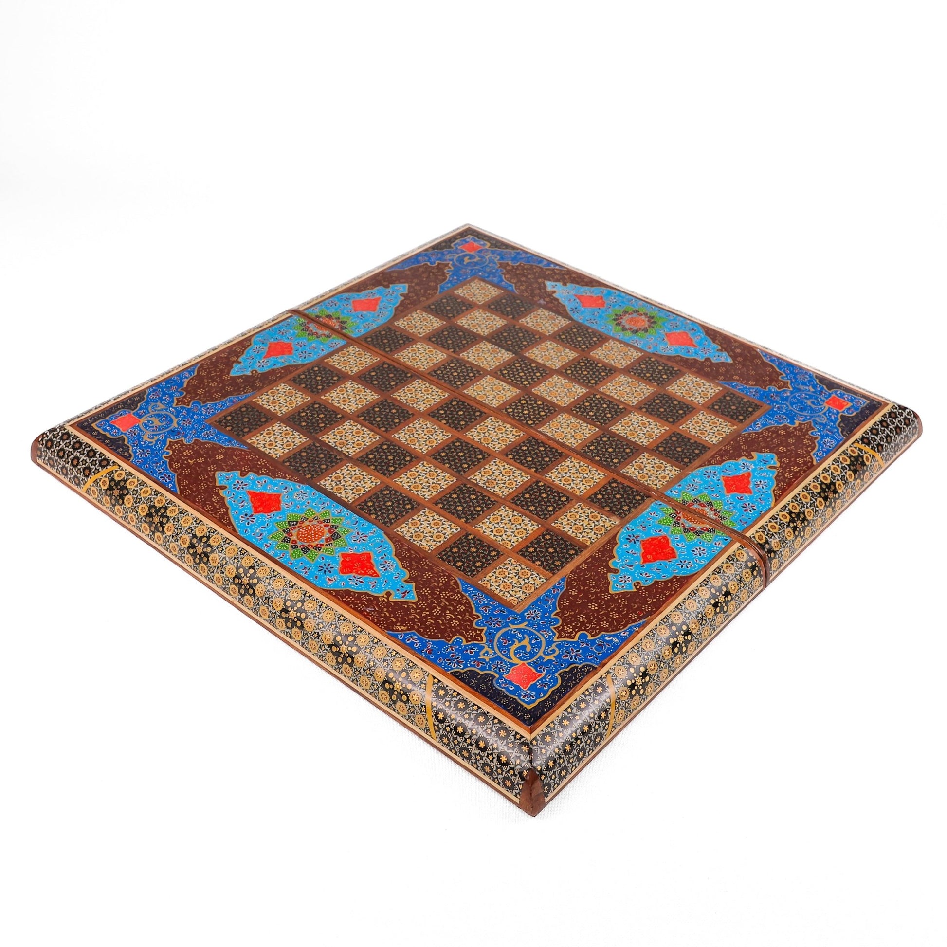 Chess Board - Size 50 - Shell Design - Rounded Edge - 06 - Meraas Gallery