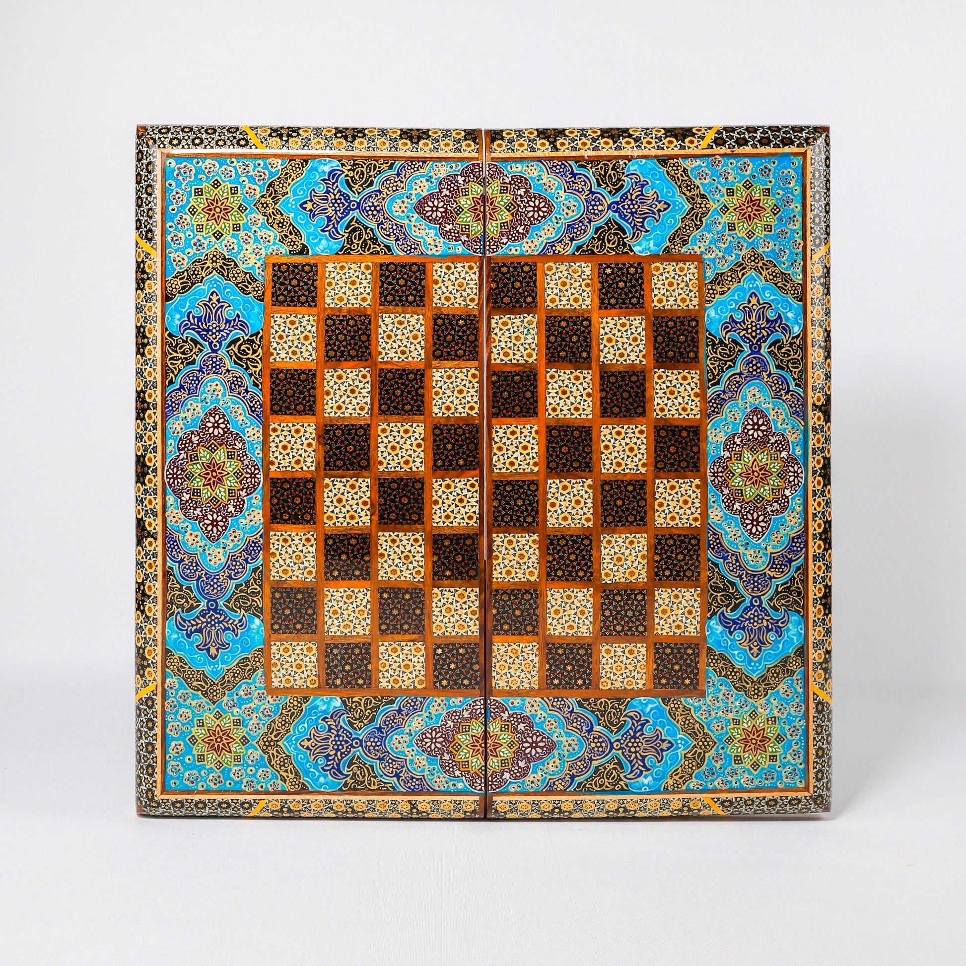 Chess Board - Size 50 - Shell Design - Rounded Edge - 07 - Meraas Gallery