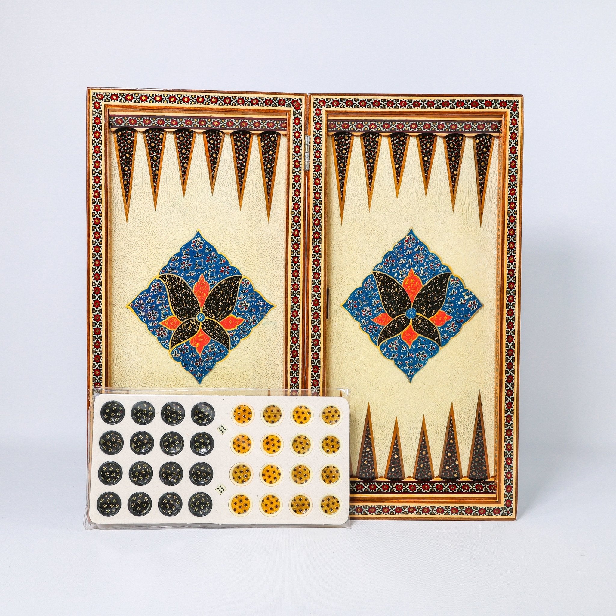 Chess Board - Size 50 - Shell Design - Rounded Edge - 08 - Meraas Gallery