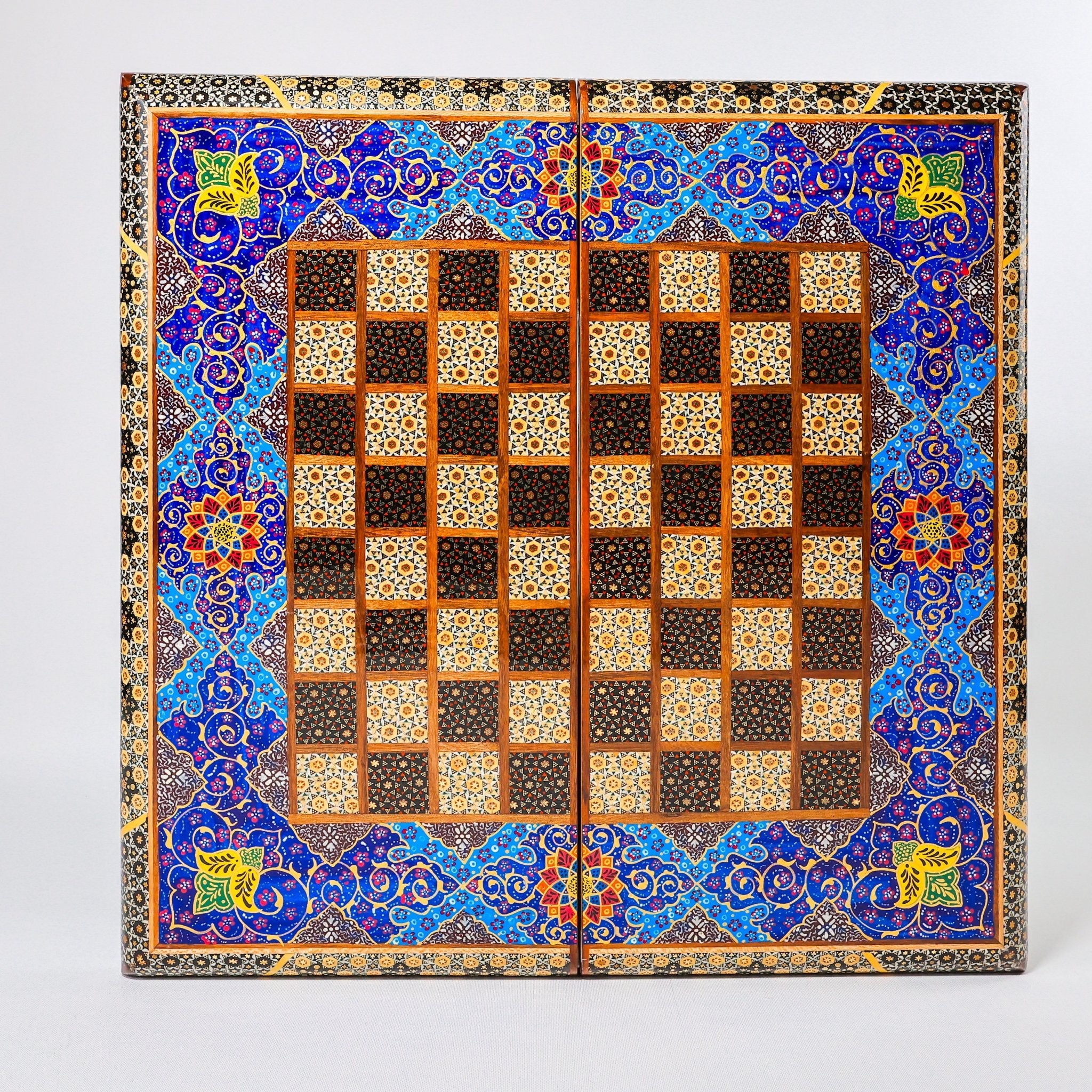 Chess Board - Size 50 - Shell Design - Rounded Edge - 09 - Meraas Gallery