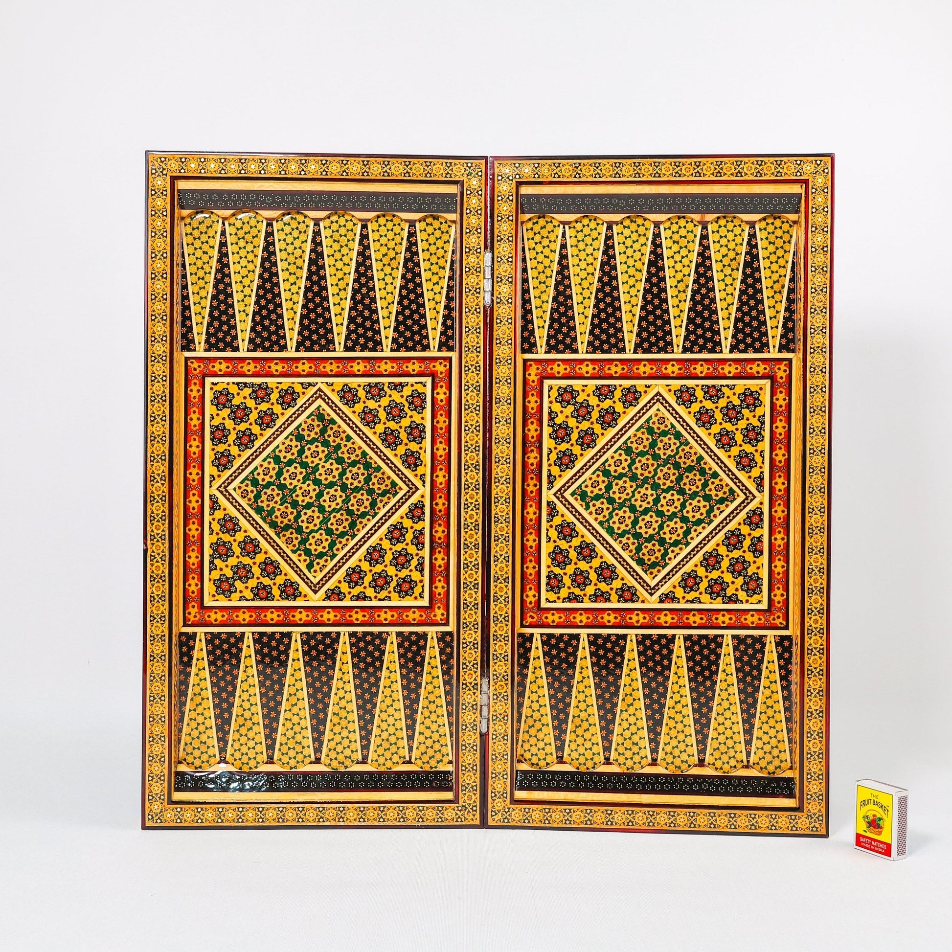 Chess Board - Size 50 - Column Frame - Khatam Design - 03 - Meraas Gallery