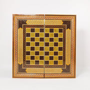 Chess Board - Size 50 - Column Frame - Khatam Design - 04 - Meraas Gallery