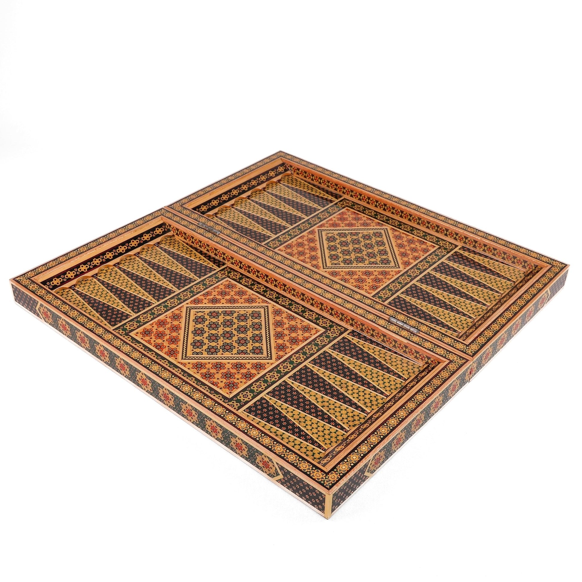 Chess Board - Size 50 - Column Frame - Khatam Design - 01 - Meraas Gallery