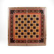 Chess Board - Size 50 - Rounded Edge - Khatam Design - 02 - Meraas Gallery