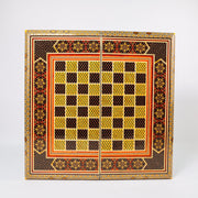 Chess Board - Size 50 - Rounded Edge - Khatam Design - 03 - Meraas Gallery