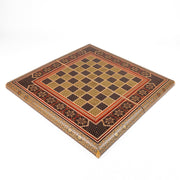 Chess Board - Size 50 - Rounded Edge - Khatam Design - 01 - Meraas Gallery