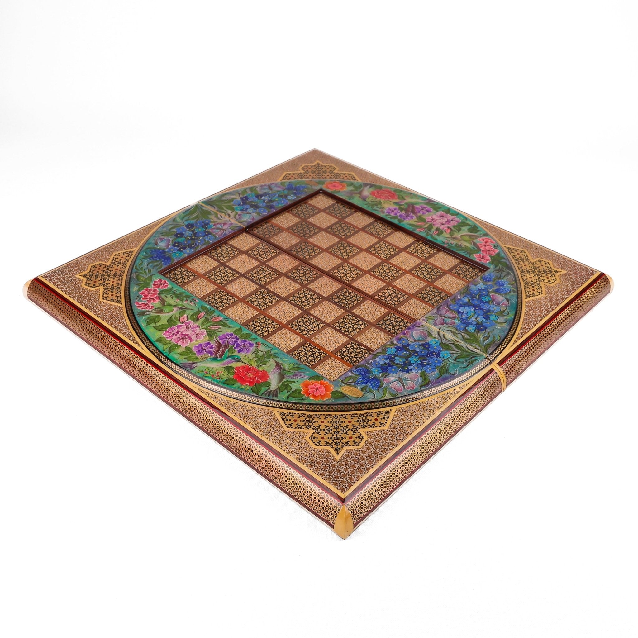 Chess Board - Size 50 - Painted Rounded Top - Meraas Gallery