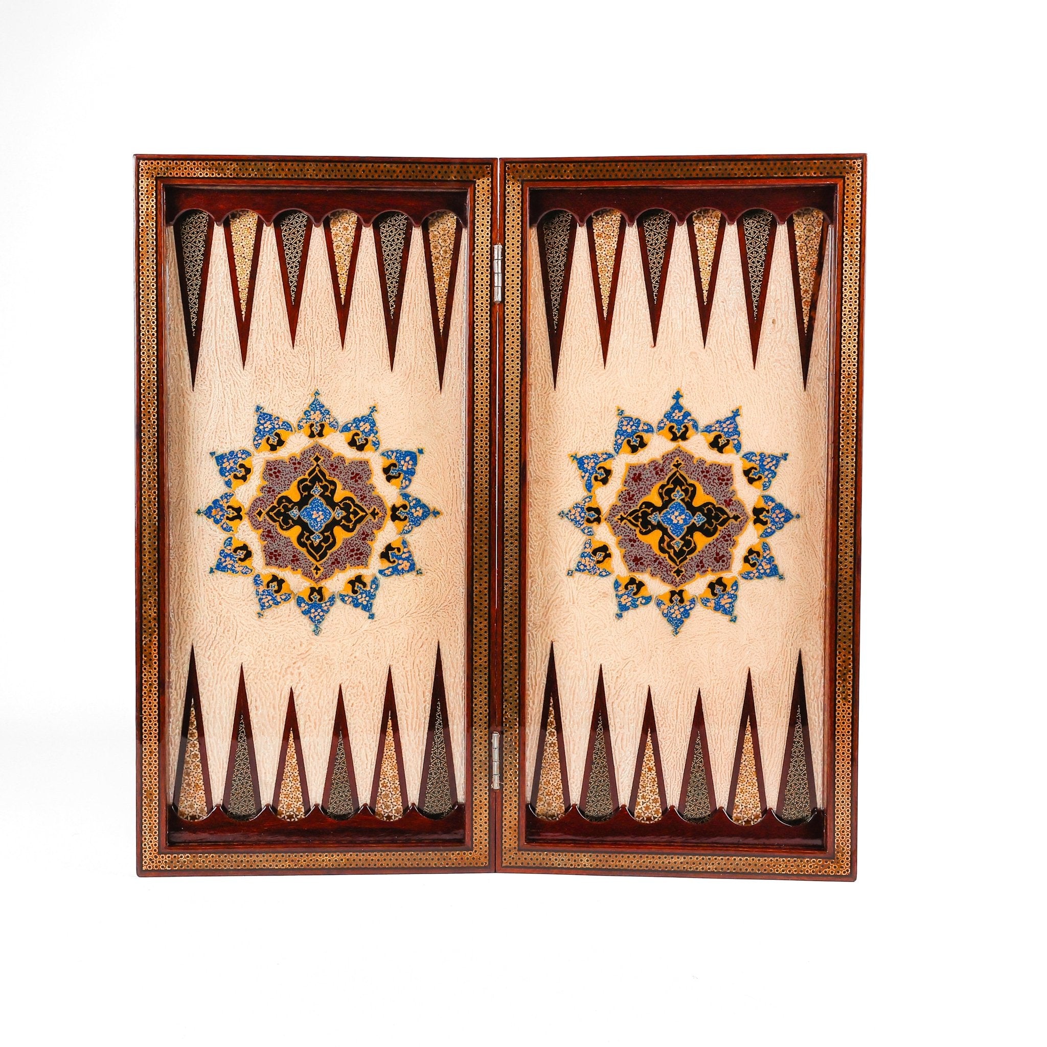 Chess Board - Size 50 - Rounded Edge - Eslimi Design - Mahogany - Meraas Gallery