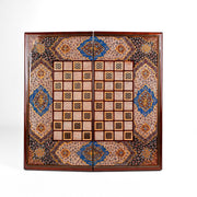 Chess Board - Size 50 - Rounded Edge - Eslimi Design - Mahogany - Meraas Gallery