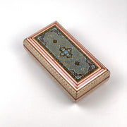 Jewelry Box - Size 10x20 - Top Tazhib Design - Interior Khatam - Meraas Gallery
