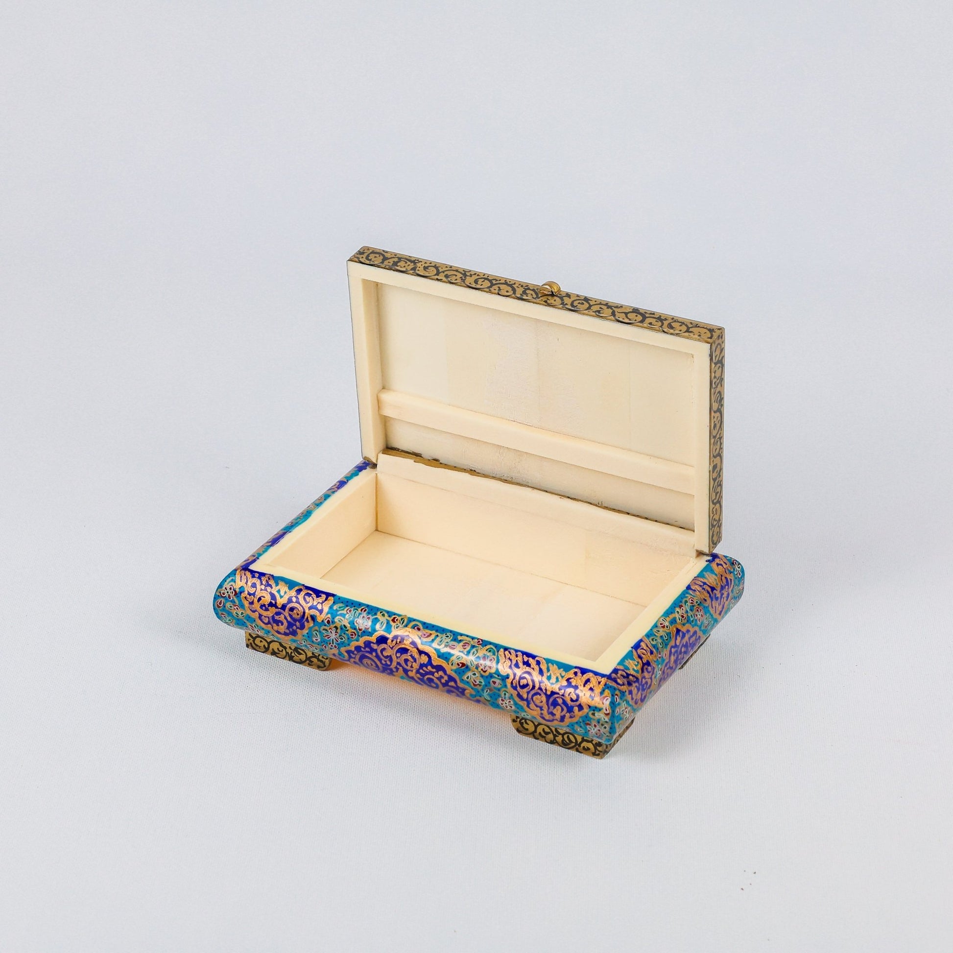 Bone Box - Size 20 - Top Painting - Tazhib Design - Meraas Gallery