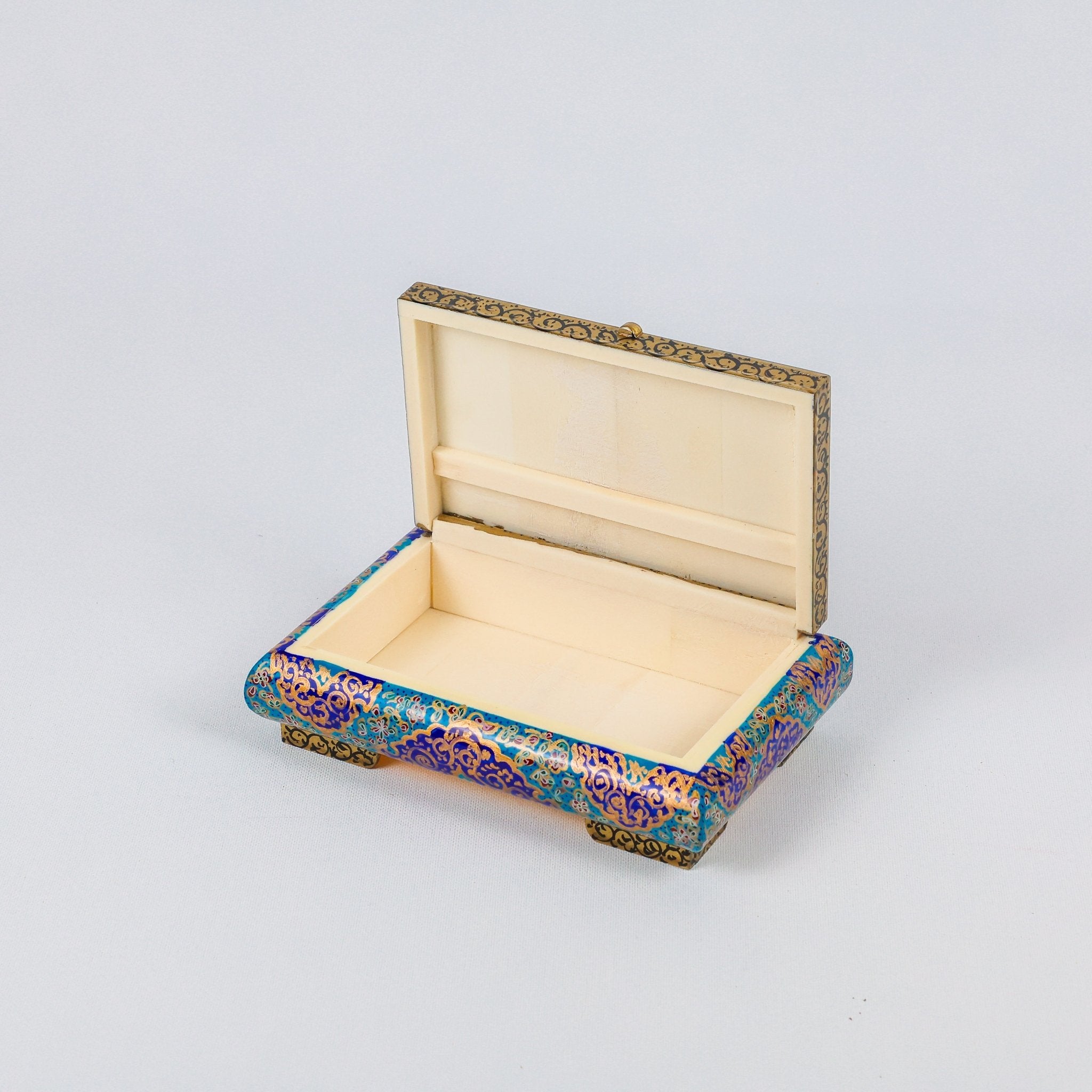 Bone Box - Size 20 - Top Painting - Tazhib Design - Meraas Gallery
