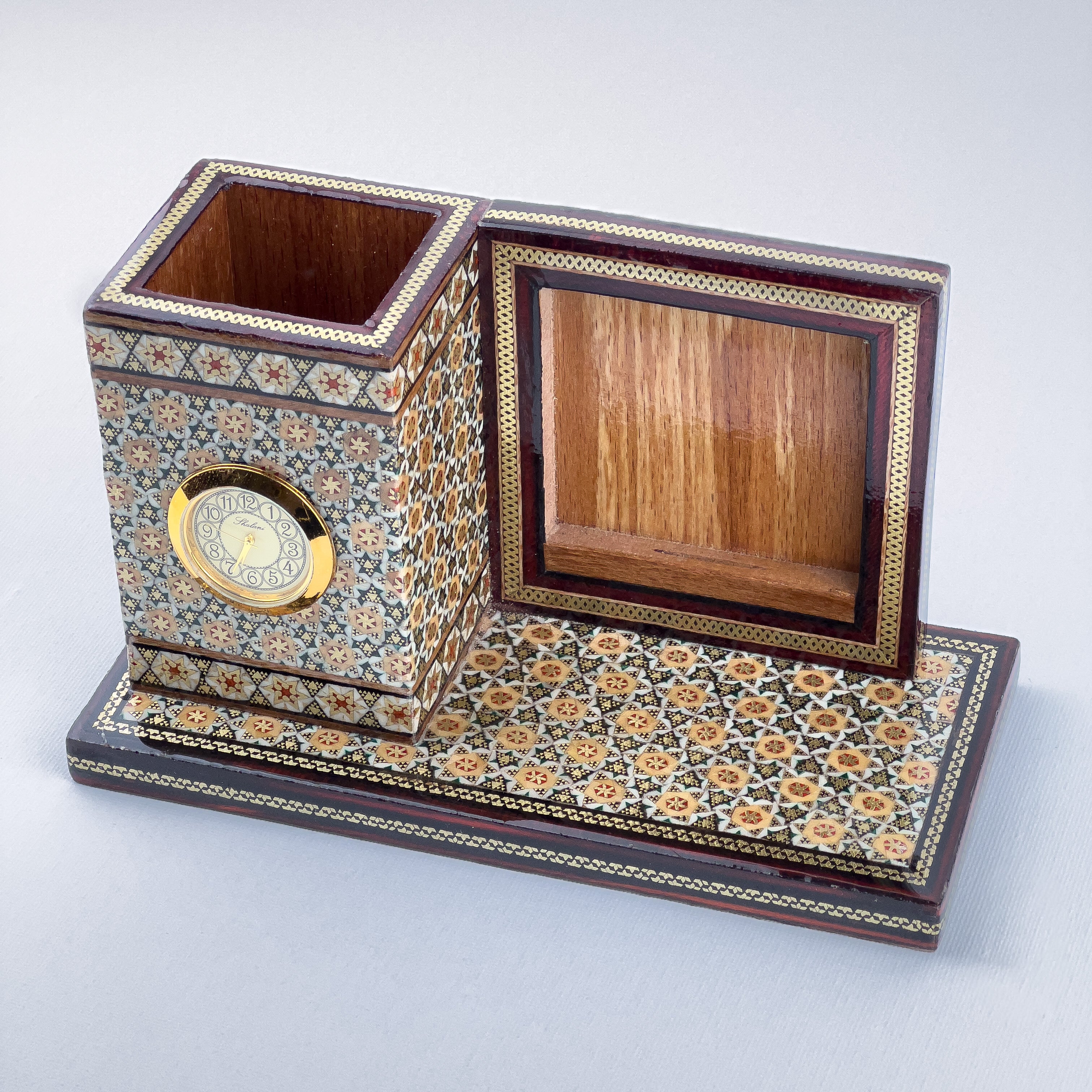 Desktop Pen Holder & Cup Holder - Rectangular - Khatam