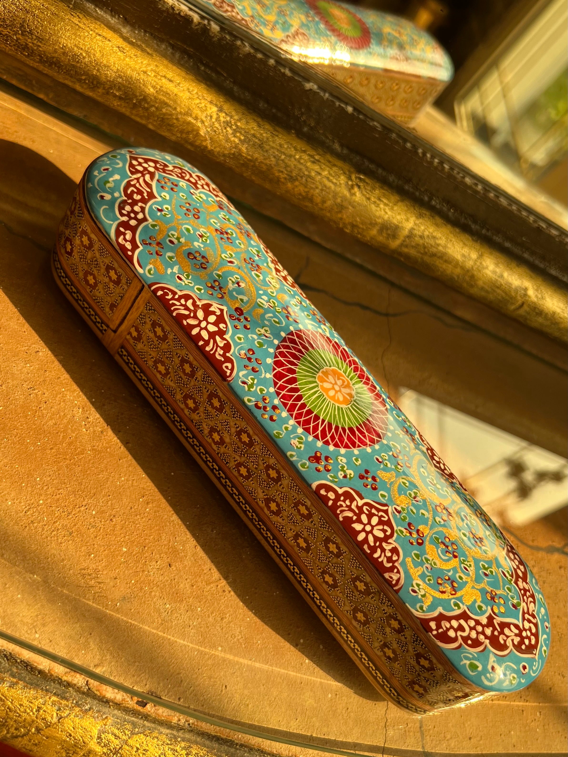 Sliding Pen Case - Tazhib Painting