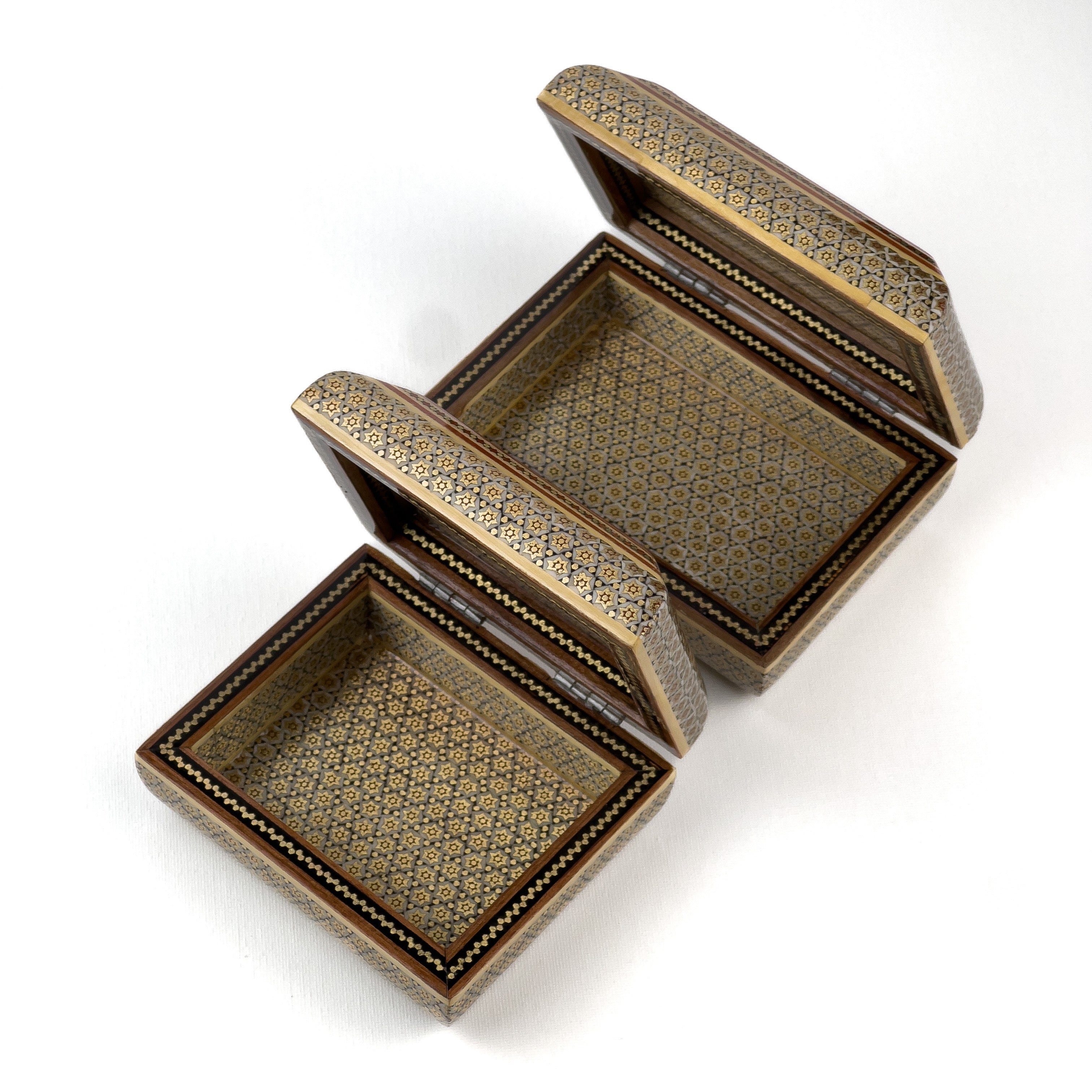 Premium Jewelry Box Inner Khatam Design Size 2