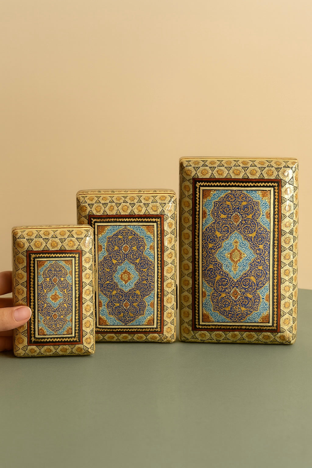 Box Khatam - Tazhib Painting Size 1