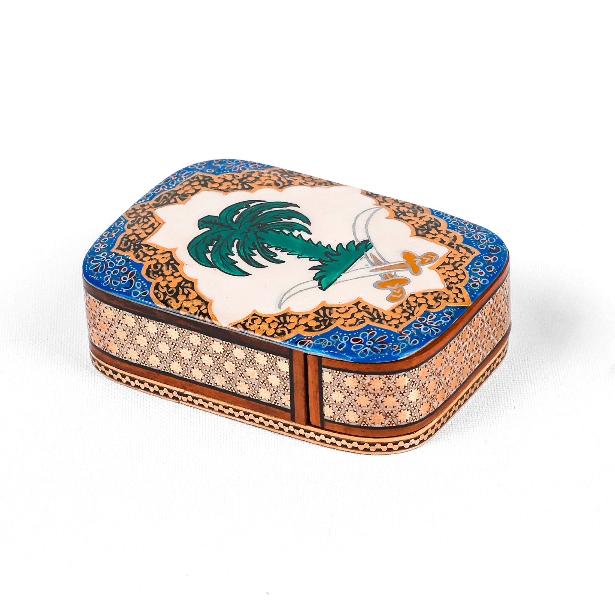 Sliding Oud Box – Size 8 × 11 cm – Saudi Logo – White Color – Customer Sample - 1 - Meraas Gallery